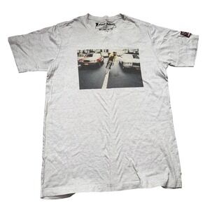 Chrome Industries Four Points Shadi T-Shirt Mens Small Grey Cyclist  NYC Street